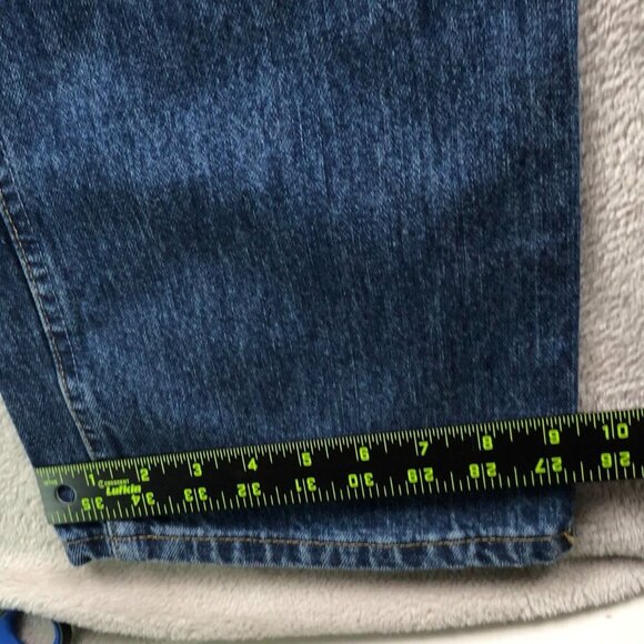 RedHead Mens Jeans Size 42x30 Classic Fit Straight Leg Blue Denim Casual Travel - Picture 8 of 15